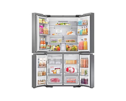 Samsung 220 volt French Door Refrigerator RF65A967FS9/EU Series 9 four door fridge with Beverage center and Dual auto ice maker Stainless Steel 220v 240 volts 50 hz - 220 - Electronics
