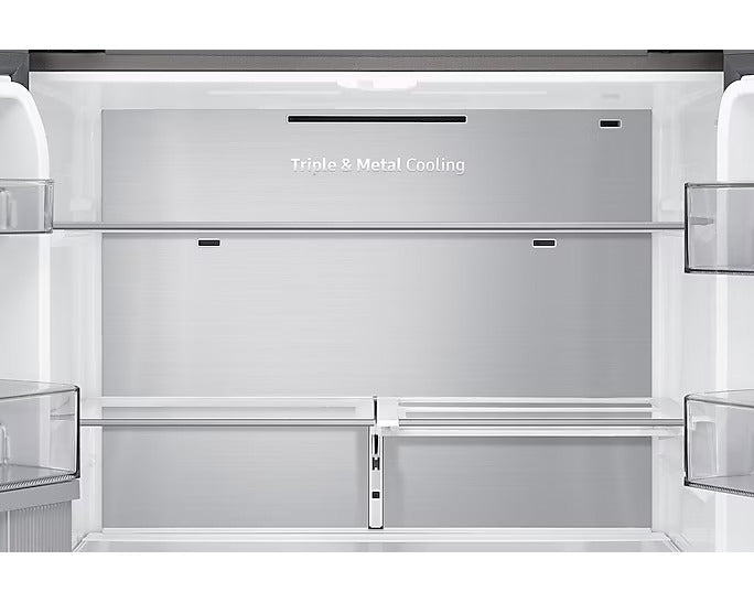 Samsung 220 volt French Door Refrigerator RF65A967FS9/EU Series 9 four door fridge with Beverage center and Dual auto ice maker Stainless Steel 220v 240 volts 50 hz - 220 - Electronics