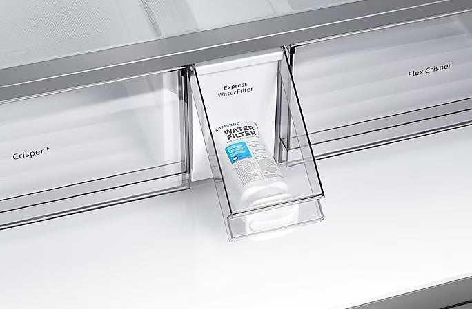 Samsung 220 volt French Door Refrigerator RF65A967FS9/EU Series 9 four door fridge with Beverage center and Dual auto ice maker Stainless Steel 220v 240 volts 50 hz - 220 - Electronics