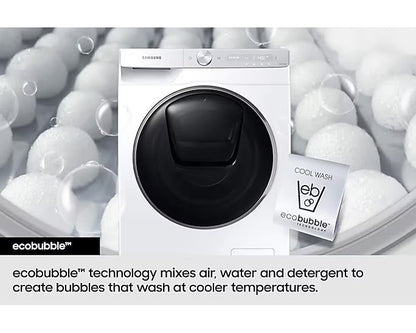 Samsung 220 Volt Washer 9KG Smart Addwash Steam 220v 50hz 240 volt washer WW90T554White - 220 - Electronics