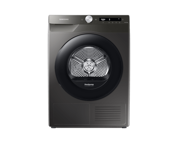 Samsung 220 volt washer front load silver 8 KG WW80TA046 and Samsung 220 volt 8KG Dryer Silver Graphite Heat Pump Ventless Self Condensing DV80T5220A - 220v - SGR - 220 - Electronics