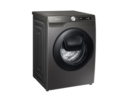 Samsung 220 volt washer front load silver 9 KG with ADD WASH WW90T55/220V/S1GR Silver Graphite Steam Wash Inverter 220v 240 volts 50 hz - 220 - Electronics