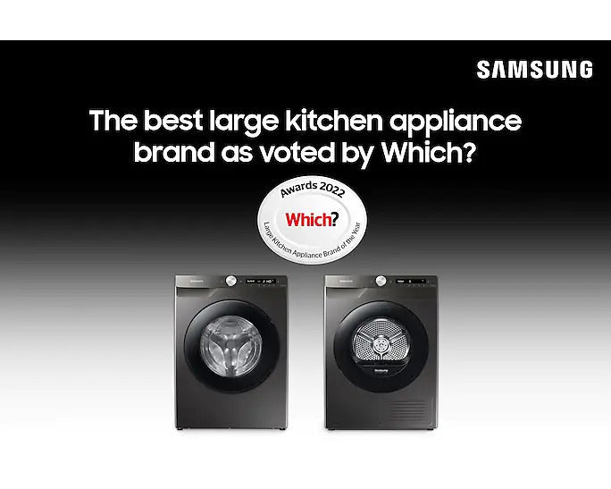 Samsung 220 volts 11 KG Washer and 9 KG dryer set extra large capacity 220v 240 volts 50 hz WW11BB504DAB/220v DV90BB5245SS/220v - 220 - Electronics