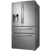 Samsung 220 Volts 50 Hz Refrigerator 4 - Door French Door with Fingerprint Resistant Stainless Steel RF28R7201S220v - 220v volt electronics