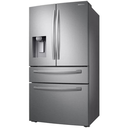 Samsung 220 Volts 50 Hz Refrigerator 4 - Door French Door with Fingerprint Resistant Stainless Steel RF28R7201S220v - 220v volt electronics