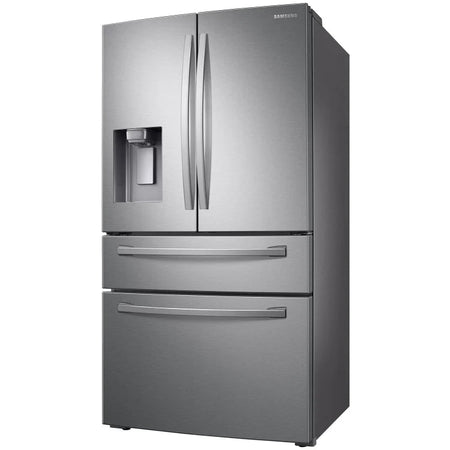 Samsung 220 Volts 50 Hz Refrigerator 4 - Door French Door with Fingerprint Resistant Stainless Steel RF28R7201S220v - 220v volt electronics