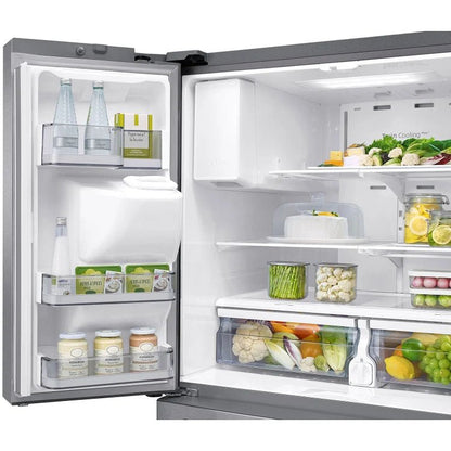 Samsung 220 Volts 50 Hz Refrigerator 4 - Door French Door with Fingerprint Resistant Stainless Steel RF28R7201S220v - 220v volt electronics