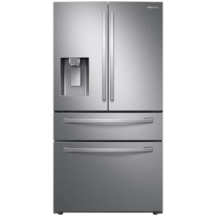 Samsung 220 Volts 50 Hz Refrigerator 4 - Door French Door with Fingerprint Resistant Stainless Steel RF28R7201S220v - 220v volt electronics