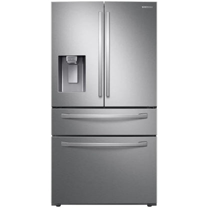 Samsung 220 Volts 50 Hz Refrigerator 4 - Door French Door with Fingerprint Resistant Stainless Steel RF28R7201S220v - 220v volt electronics