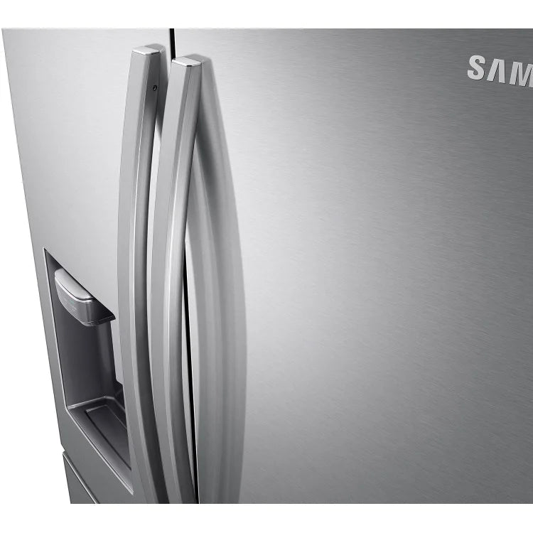 Samsung 220 Volts 50 Hz Refrigerator 4 - Door French Door with Fingerprint Resistant Stainless Steel RF28R7201S220v - 220v volt electronics