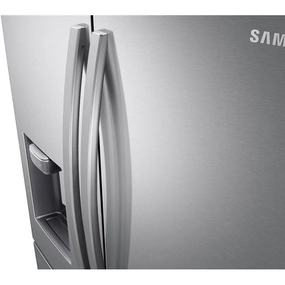 Samsung 220 Volts 50 Hz Refrigerator 4 - Door French Door with Fingerprint Resistant Stainless Steel RF28R7201S220v - 220v volt electronics