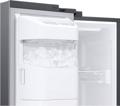 Samsung 220 volts counter depth side by side refrigerator ice water dispenser 50 hz stainless steel RS67A8811220v fridge 220v 50hz 240 volt - 220 - Electronics