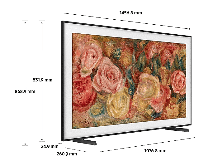 Samsung 220 volts Frame TV Multisystem QA65LS03D 65" multi system frame tv 110 volt 220v 240 volts art mode 50 60 hz - 220 - Electronics