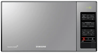 Samsung 40 Liter stainless finish with Black glass mirror 40 Liter 220 volt microwave with grill 220v 240 volts 50 hz MG402/220v - 220 - Electronics