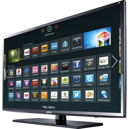 Samsung 40" UA - 40H5103 Full HD multisystem smart LED TV 110 220 240 volts pal ntsc - 220 - Electronics