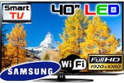 Samsung 40" UA - 40H5103 Full HD multisystem smart LED TV 110 220 240 volts pal ntsc - 220 - Electronics
