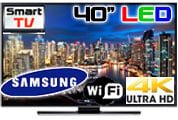 Samsung 40" UA - 40HU7000 Multisystem UHD LED TV 110 220 240 volts pal ntsc - 220 - Electronics