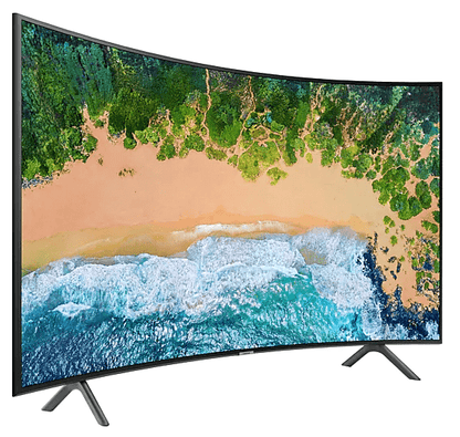 Samsung 49" UA - 49NU7300 Multi system, UHD, 4K, Curved, Smart,110 - 220 - 240 Volts 50/60Hz LED TV - 220 - Electronics