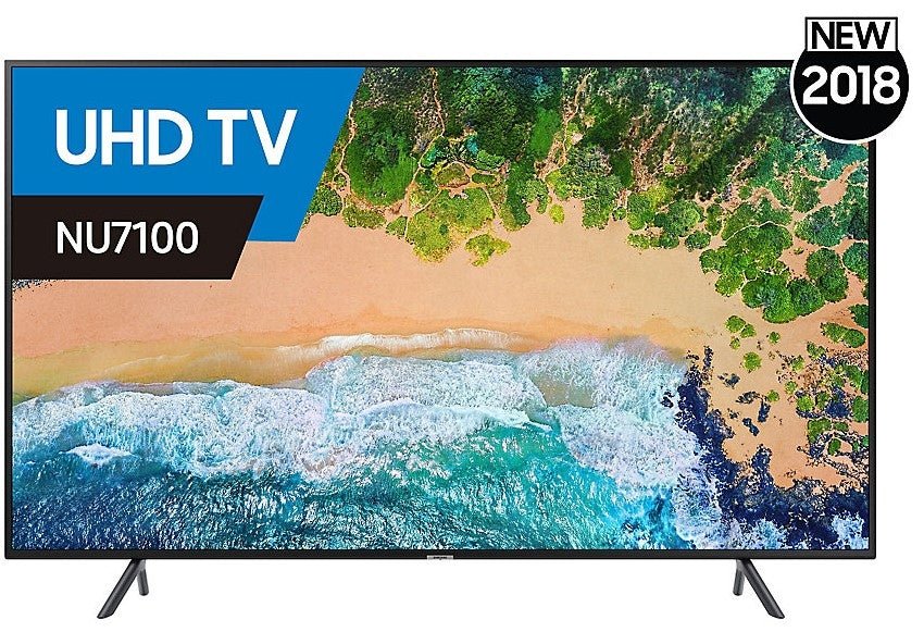 Samsung 55" UA - 55NU7100 Multisystem UHD 4K Smart WiFi LED TV 110 220 - 220 - Electronics