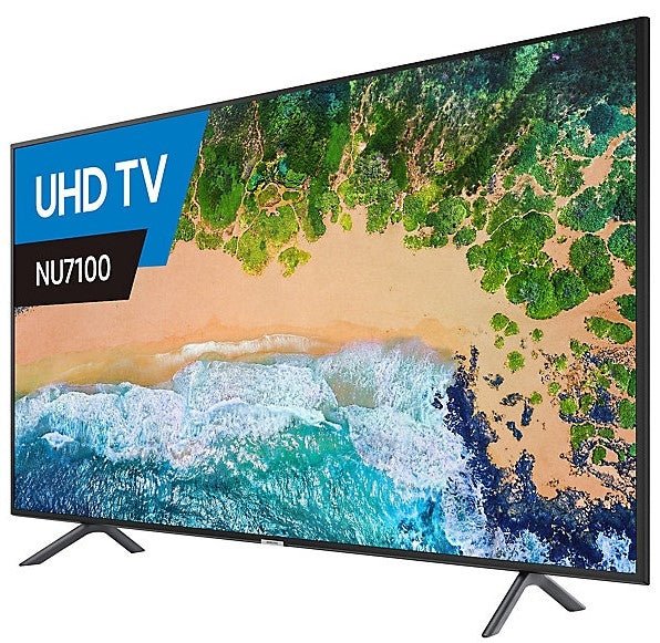 Samsung 55" UA - 55NU7100 Multisystem UHD 4K Smart WiFi LED TV 110 220 - 220 - Electronics