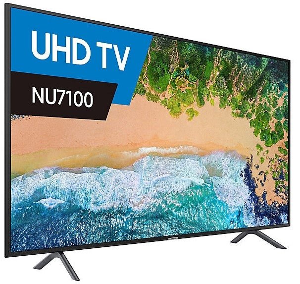 Samsung 55" UA - 55NU7100 Multisystem UHD 4K Smart WiFi LED TV 110 220 - 220 - Electronics