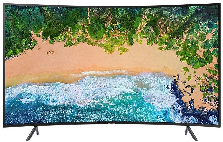 Samsung 55" UA55NU7300 UHD 4K Curved Smart WiFi Multisystem 110 - 220 - 240 Volts 50/60 Hz LED TV - 220 - Electronics