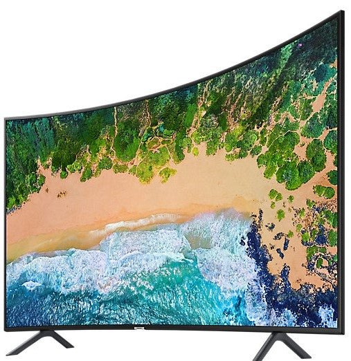 Samsung 55" UA55NU7300 UHD 4K Curved Smart WiFi Multisystem 110 - 220 - 240 Volts 50/60 Hz LED TV - 220 - Electronics