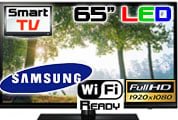 Samsung 65" Multi system LED TV UA65H6103 Smart Wifi Multisystem Full HD LED - 220 - Electronics