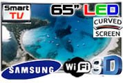 Samsung 65" UA65H8000 SMART Full HD Multisystem Curved 3D LED TV 110 220 240 volts pal ntsc - 220 - Electronics