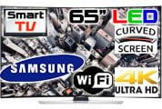 Samsung 65" UA65HU9000 SMART 4K Curved Multisystem LED TV 110 220 240 volts pal ntsc multi system - 220 - Electronics