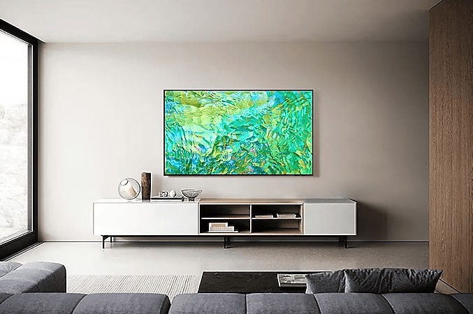 Samsung 75" LED TV 220 volt Multisystem Samsung TV UA75CU8100 LED TV UHD 4K Smart WiFi Pal NTSC SECAM 110 220 240 volt 50 60 hz - 220 - Electronics