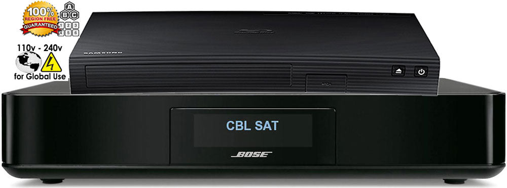 Samsung BD - J5100 Region Free Blu Ray Player with Bose(R) CineMate(R) 130 Home Theater System 110 - 220 240 volts - 220v volt electronics