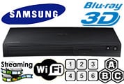 Samsung BD - J5900 Region Free SMART WiFi 3D Blu Ray Player - 220 - Electronics