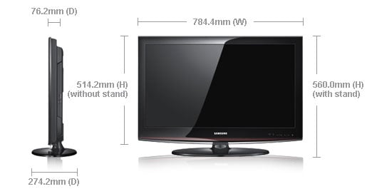 Samsung LA32C450 32" Multi - System LCD TV 110 220 240 volts pal ntsc - 220 - Electronics