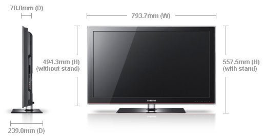 Samsung LA32C550 32" Multi - System LCD TV 110 220 240 volts pal ntsc - 220 - Electronics