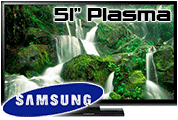 Samsung PS - 51E450 51" Multi - System Plasma TV - 220v volt electronics
