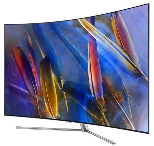 Samsung QA55Q7CAM 55" QLED 4K Curved Multisystem TV for 110 - 240 Volts - 220 - Electronics