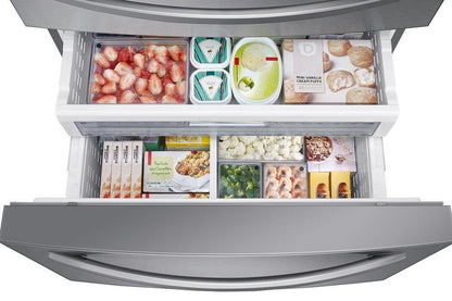 Samsung RF24R7201 French Door 220 volts Refrigerator 220v 240 volts with Ice and Water Fridge - 220 - Electronics