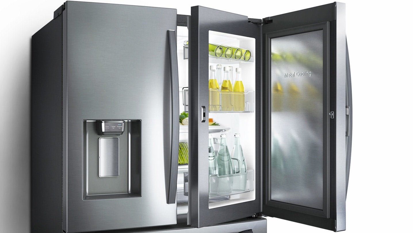 Samsung RF28R7351SR - FA 28 Cu Ft 220 Volt 50 Hz French Door Refrigerator 220v 240 volts 50 hz - 220 - Electronics