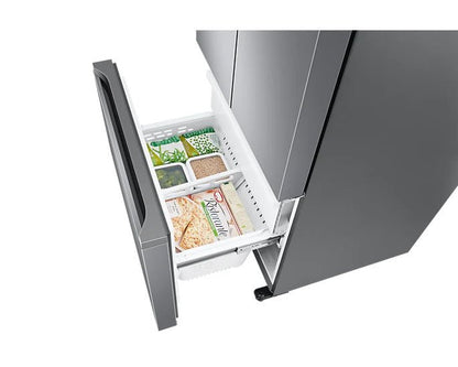 Samsung RF49A5202SL220v 17 cu ft 3 door french door refrigerator with water dispenser Stainless Steel 220 v 240 volts 50 hz - 220 - Electronics