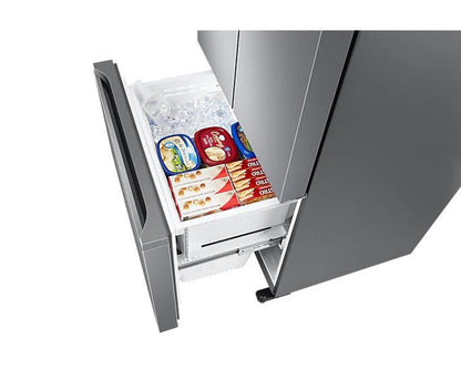 Samsung RF49A5202SL220v 17 cu ft 3 door french door refrigerator with water dispenser Stainless Steel 220 v 240 volts 50 hz - 220 - Electronics
