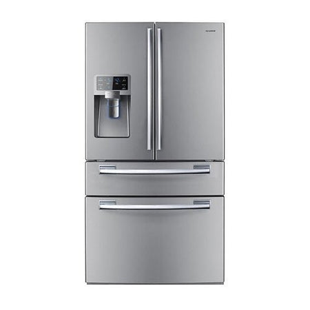 Samsung RFG28MESL 27 Cu Ft 220 Volt 50 Hz French Door Refrigerator 220v 240 volts 50 hz - 220 - Electronics