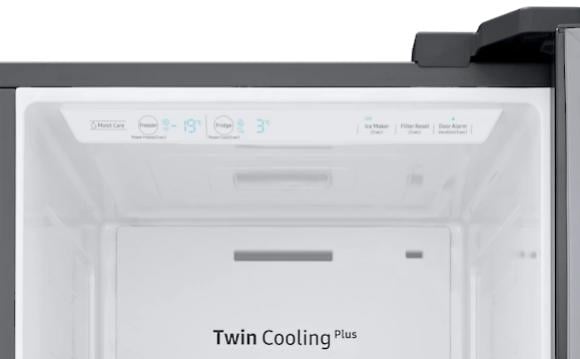 Samsung RS67N8210S9 220 volts Side by Side Refrigerator Stainless Steel 22 cu ft with Ice and Water Dispenser 220v 240 volt 50 hz - 220 - Electronics