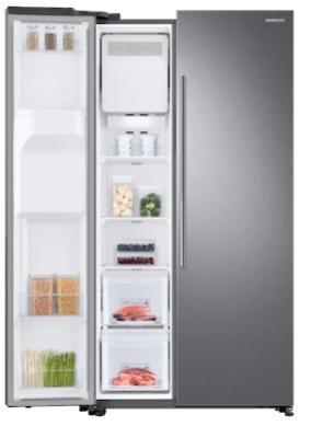 Samsung RS67N8210S9 220 volts Side by Side Refrigerator Stainless Steel 22 cu ft with Ice and Water Dispenser 220v 240 volt 50 hz - 220 - Electronics