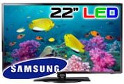 Samsung UA - 22F5000 22" Full HD Multisystem LED TV 110 220 240 volts pal ntsc - 220 - Electronics