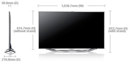 Samsung UA - 46ES8000 46" Multi - System 3D LED Smart TV 110 220 240 volts pal ntsc - 220 - Electronics