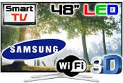 Samsung UA - 48H6400 Multisystem 48" Smart wifi 3D Full HD LED TV - 220 - Electronics