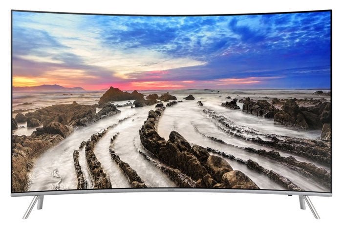 Samsung UA - 65MU8500 65" Curved Multisystem LED 4K Smart TV - 220 - Electronics