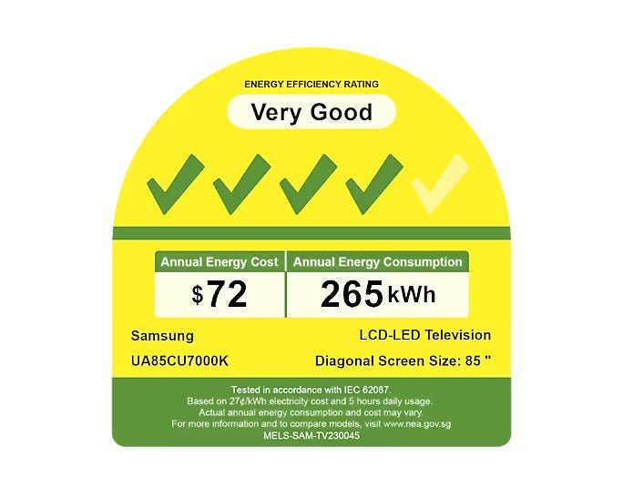 Samsung UA - 85CU7000 85" Multisystem LED TV UHD 4K Smart 110 220 240 volts 50 60 hz pal / ntsc UA85CU7000 - 220 - Electronics