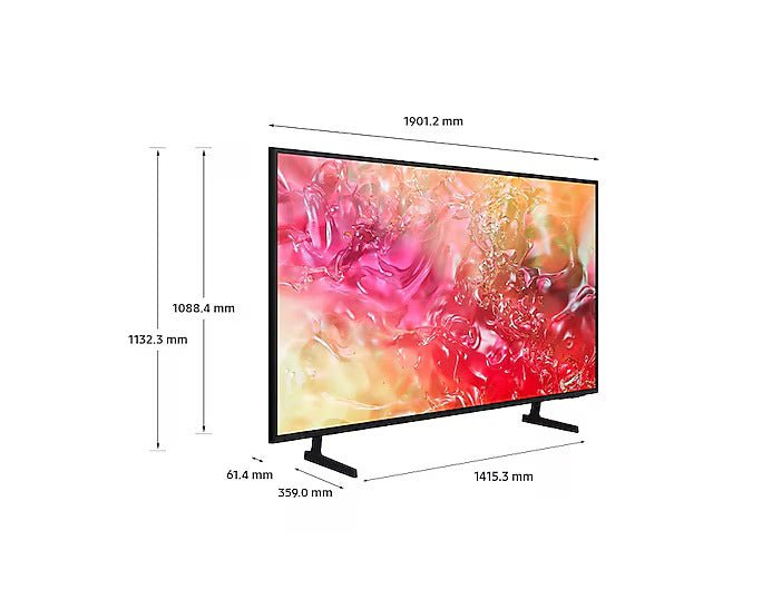 Samsung UA - 85DU7000 85" 4K UHD Multi - System Smart Wi - Fi LED TV 220 volt tv 110 220 240 volts - 220 - Electronics